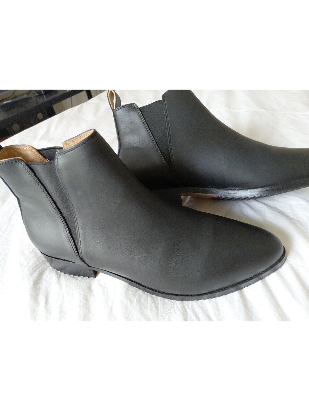 Nisolo Women's Leather Chelsea Boots Classic Ankle Black Size 10 NWOB #751 - Picture 2 of 8